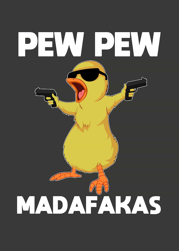 Gangster Chick with Guns