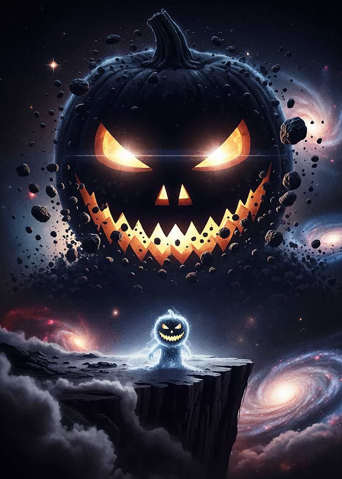 Halloween Cosmic Pumpkin