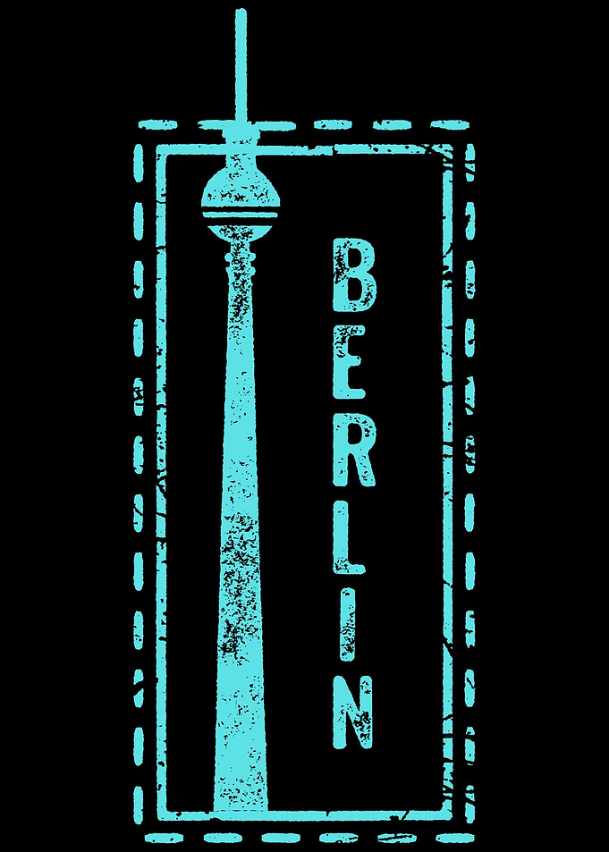 Berlin TV Tower Minimalist Graphic