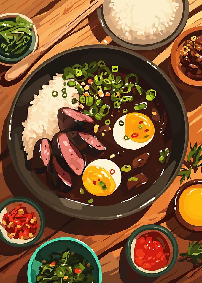 Japanese Curry with Rice and Toppings