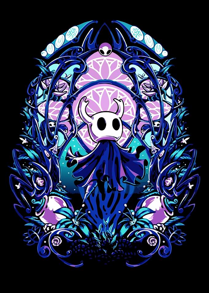 Hollow Knight Stained Glass Art