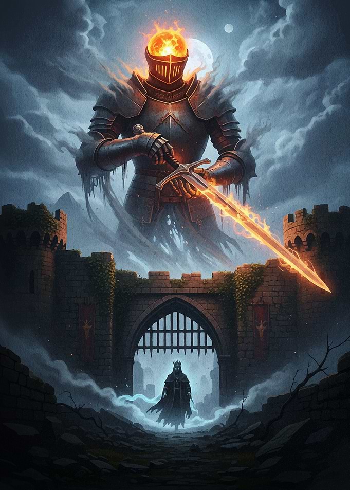 Fiery Knight and Dark King