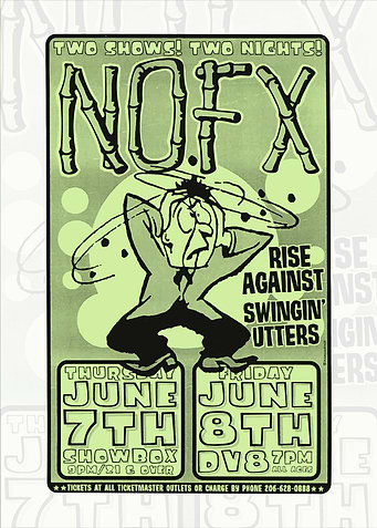 NOFX Concert Poster - Rise Against