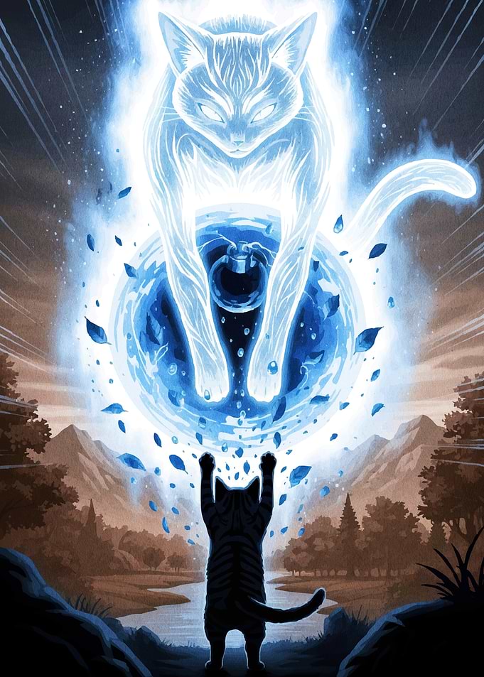 Mystical Cat Encounter