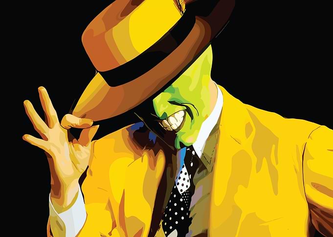 The Green Mask Portrait