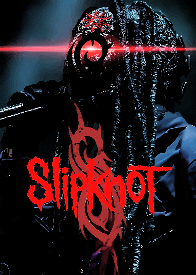 Slipknot band member in mask