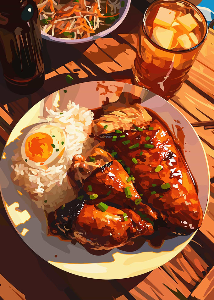 Delicious Asian Food Still Life