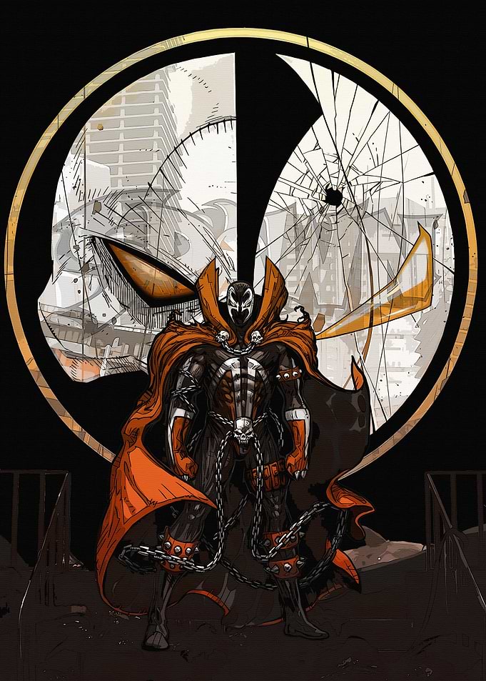 Spawn Comic Book Character Illustration