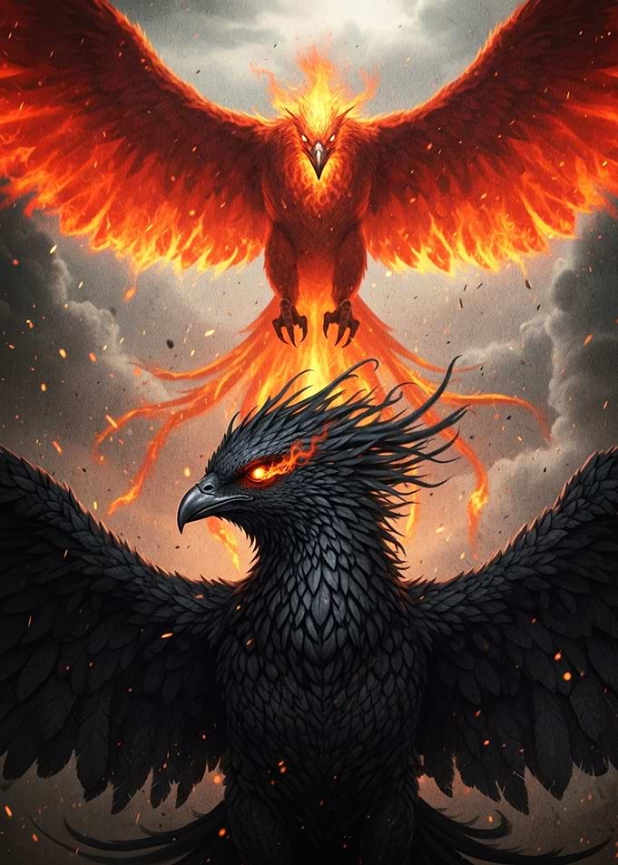 Fiery Phoenix Dark Phoenix