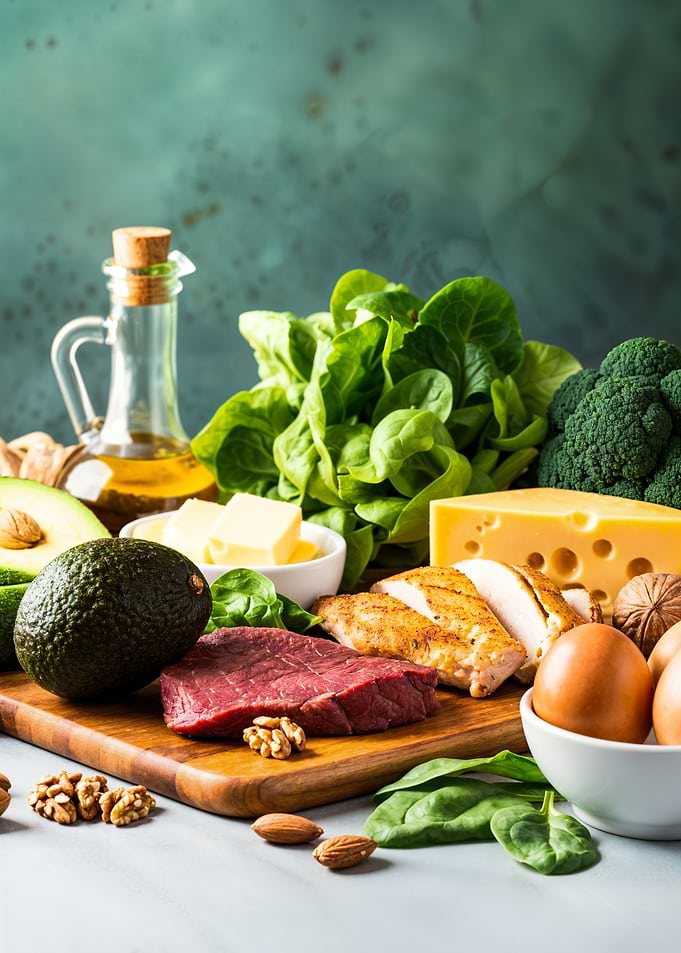 Keto Diet Food Arrangement