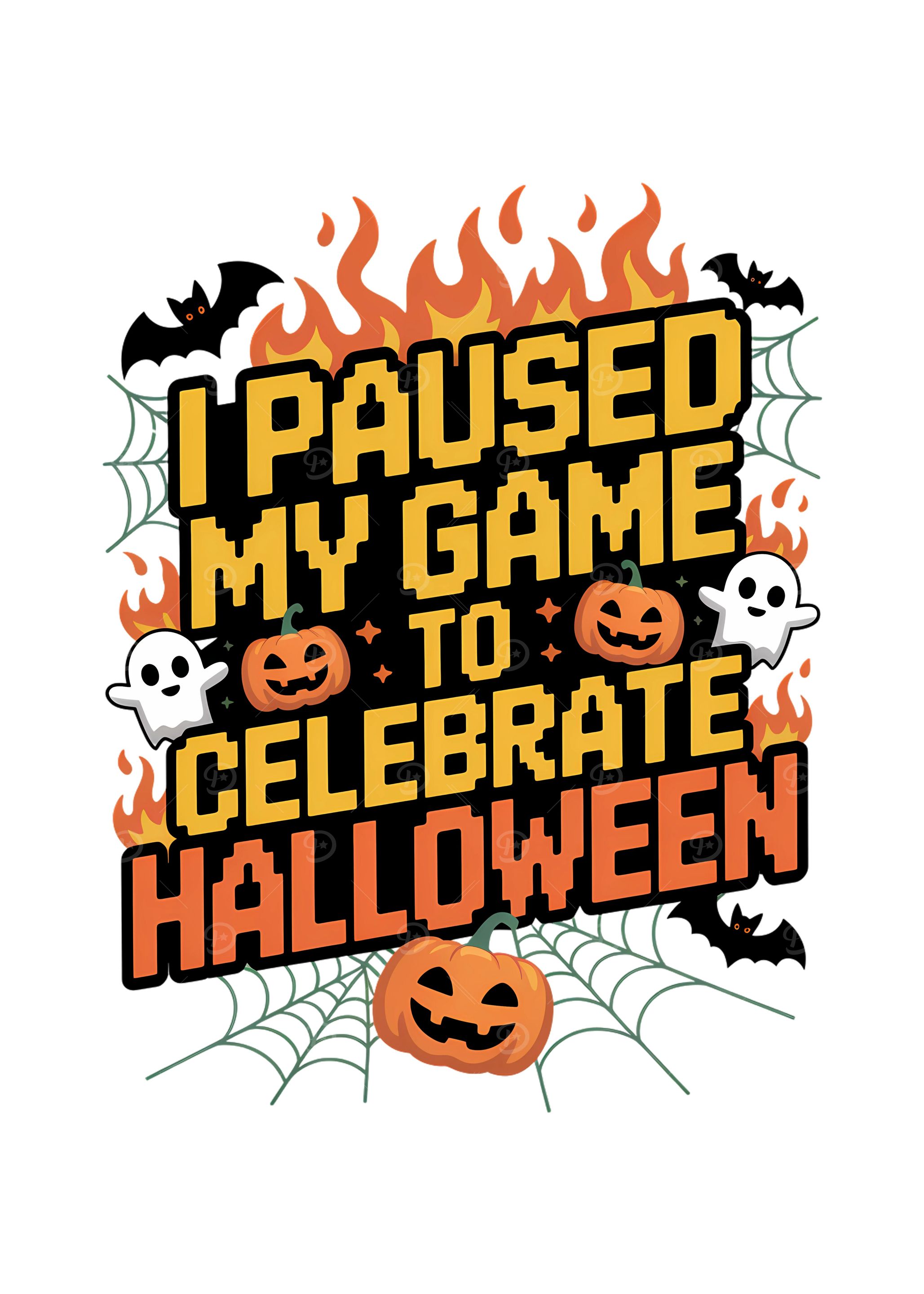 Paused Game Halloween