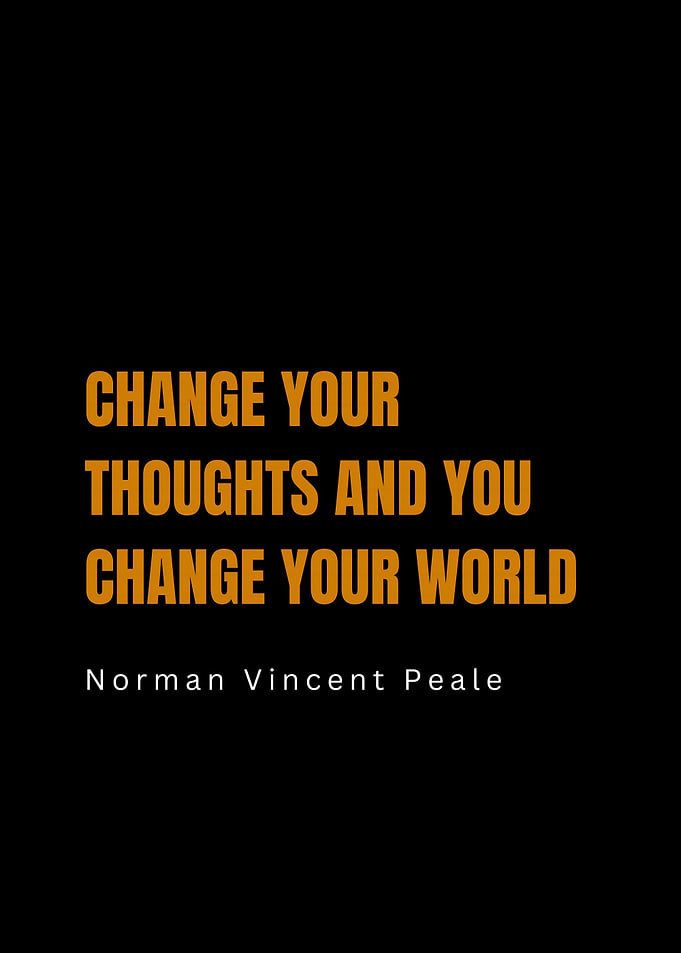 Change Your Thoughts Inspirational Quote