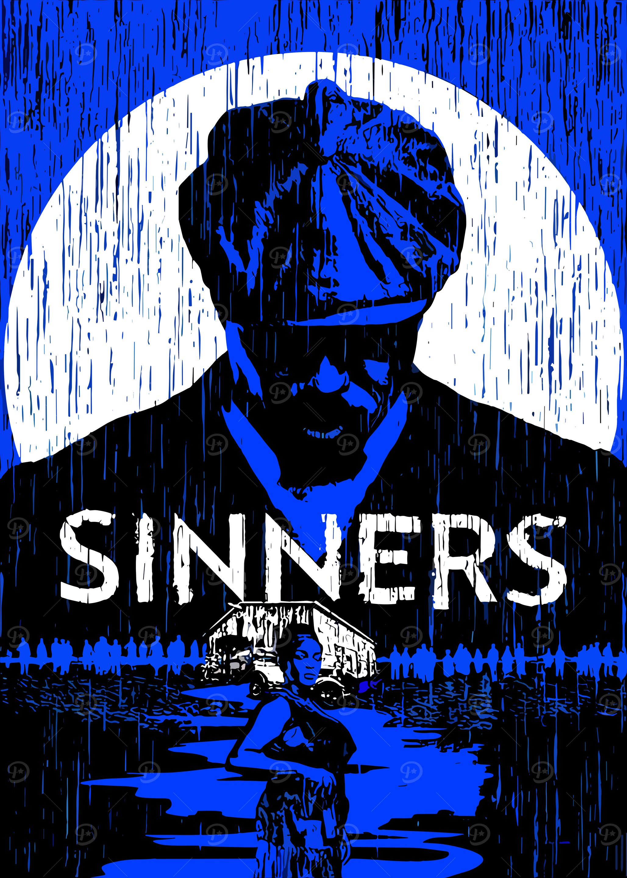 Sinners: Moody, Noir-Style Poster Art