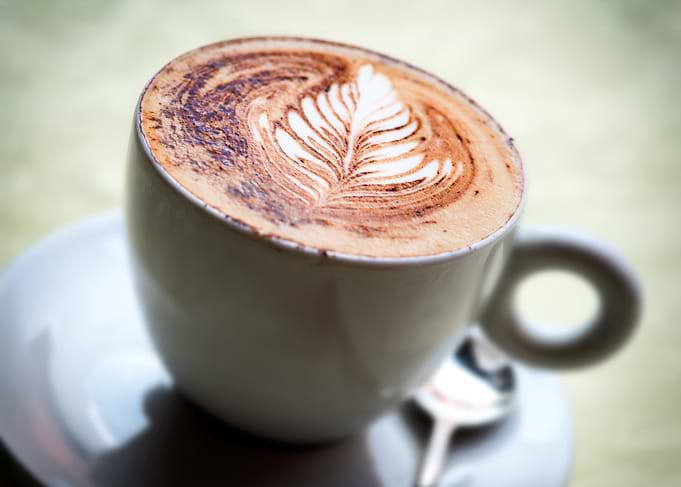 Cappuccino Cup Close-Up