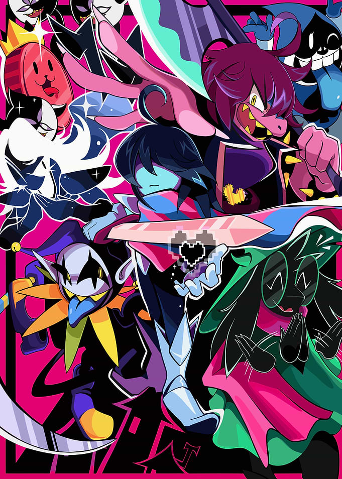 Deltarune characters fan art