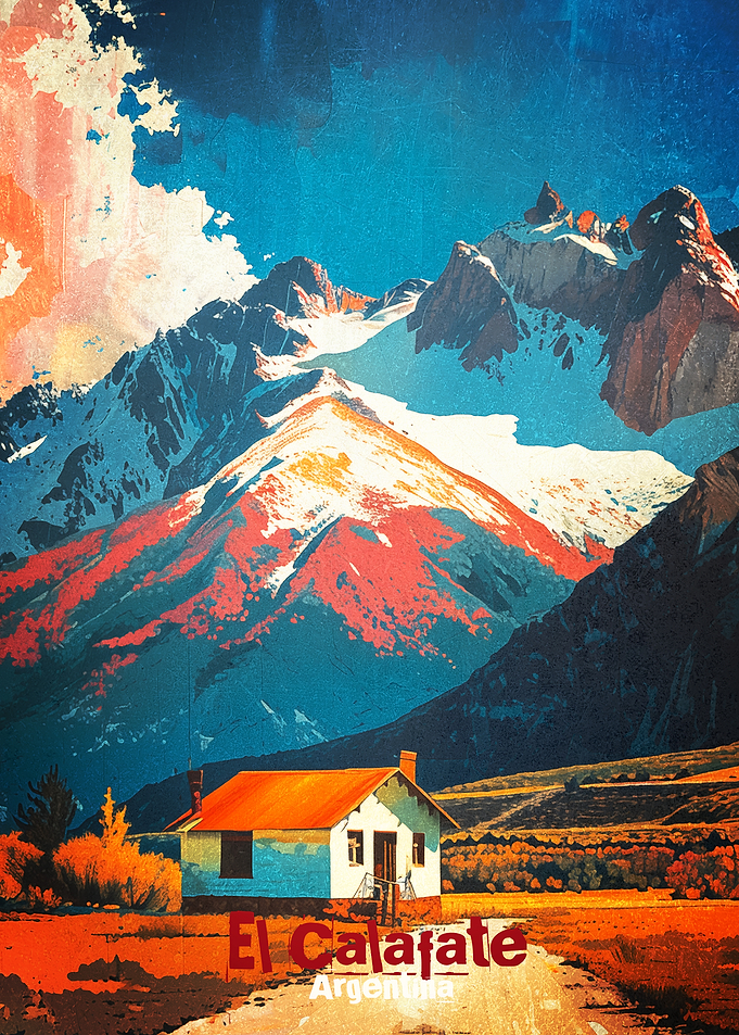 El Calafate Argentina Poster