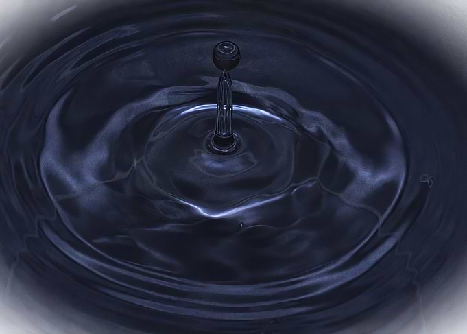 Water Drop Impact Ripples