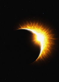 Solar Eclipse in Space