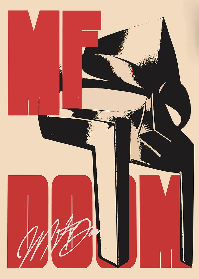 MF DOOM Poster Art