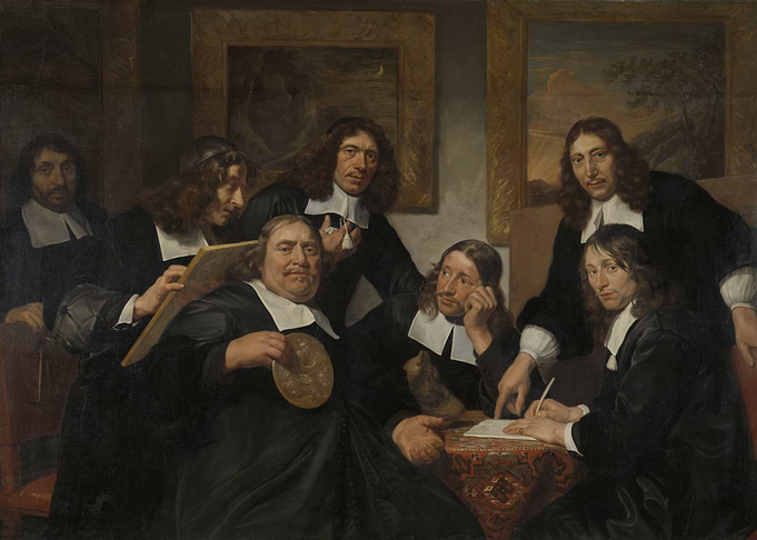 Group Portrait of Men in Black