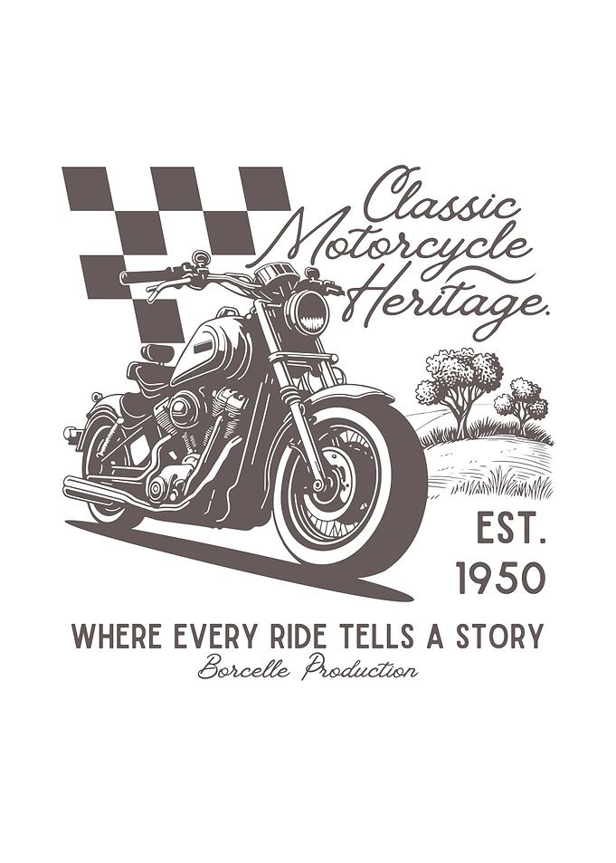Classic Motorcycle Heritage Vintage Design
