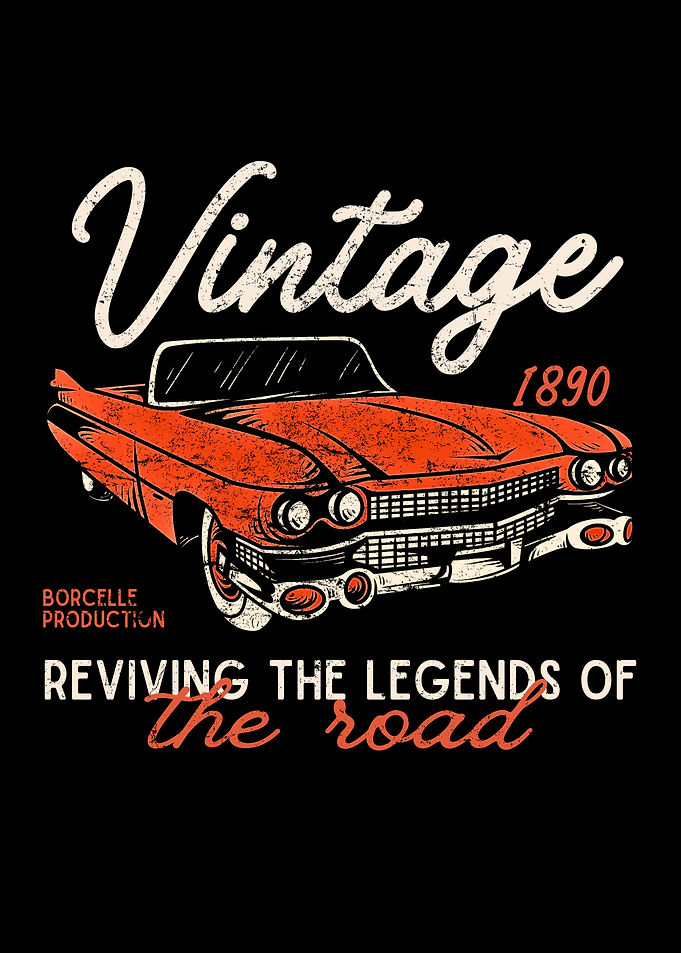 Vintage Car Illustration