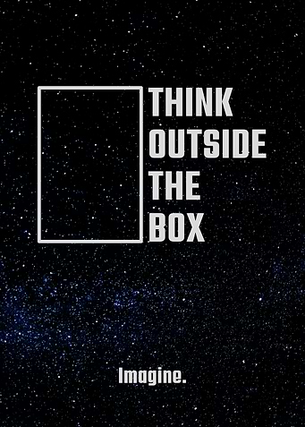 Think Outside The Box Motivational Quote