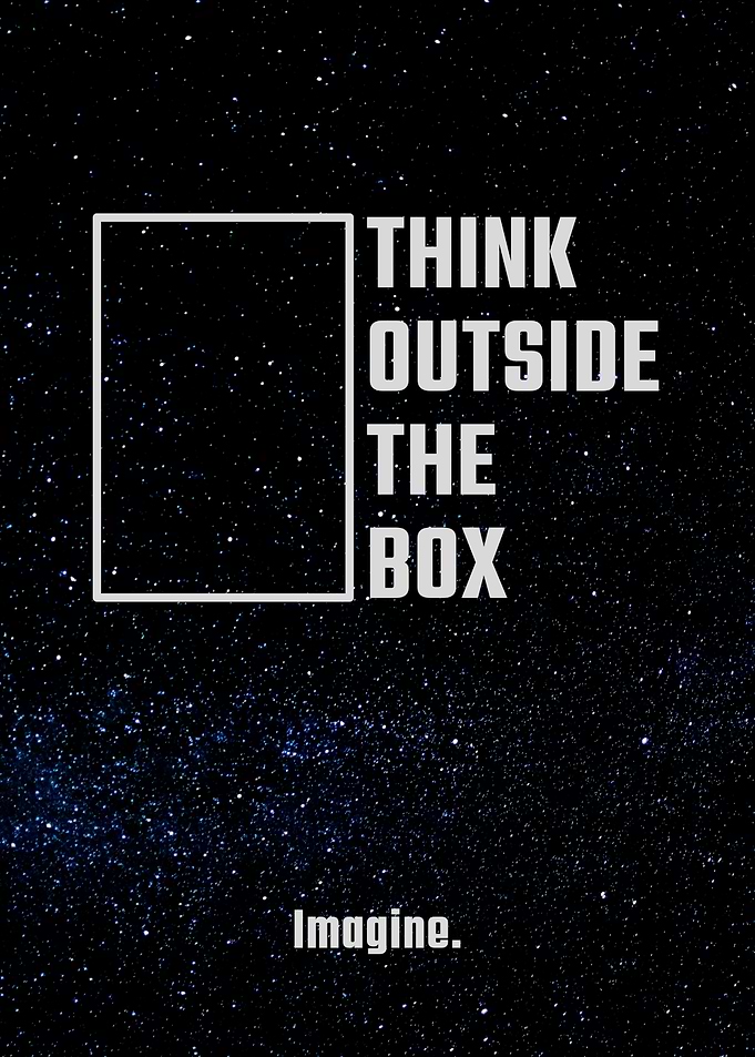 Think Outside The Box Motivational Quote