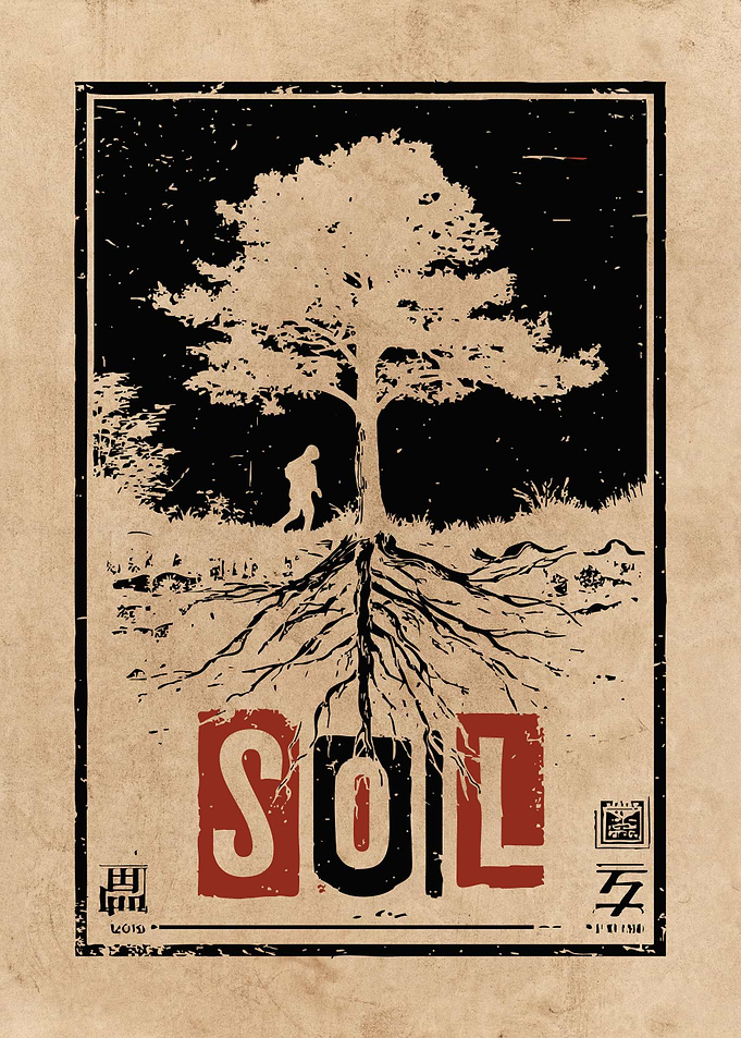 Soil Tree Roots Poster