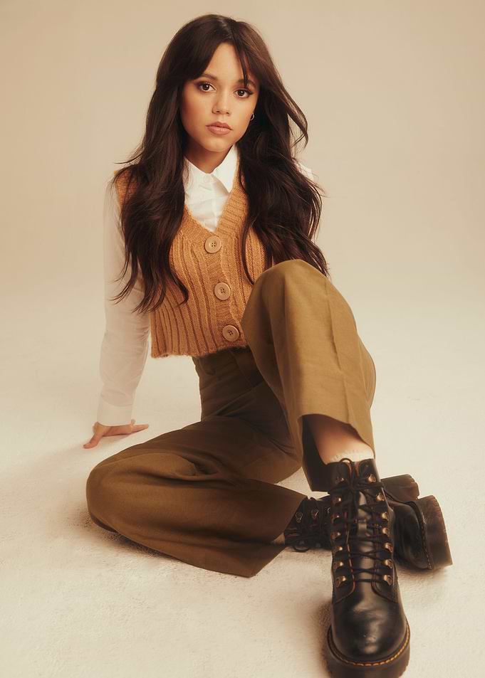 Jenna Ortega Portrait in Casual Outfit