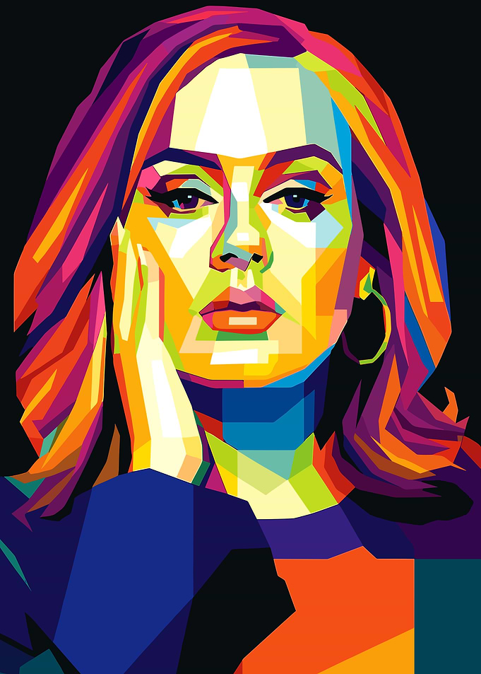 Adele Pop Art Portrait