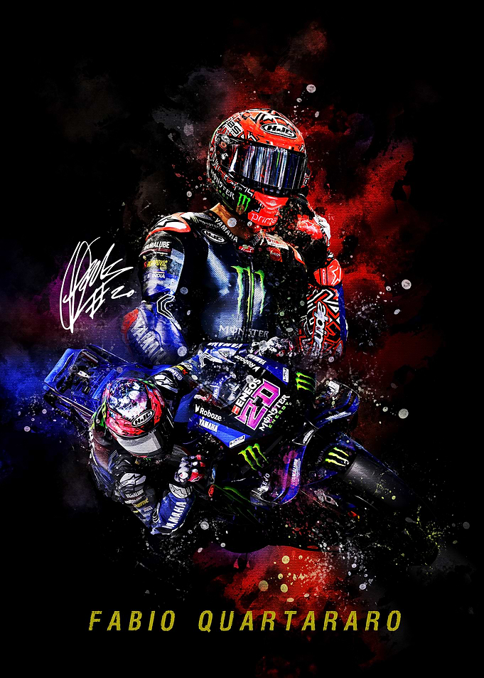 Fabio Quartararo MotoGP Art