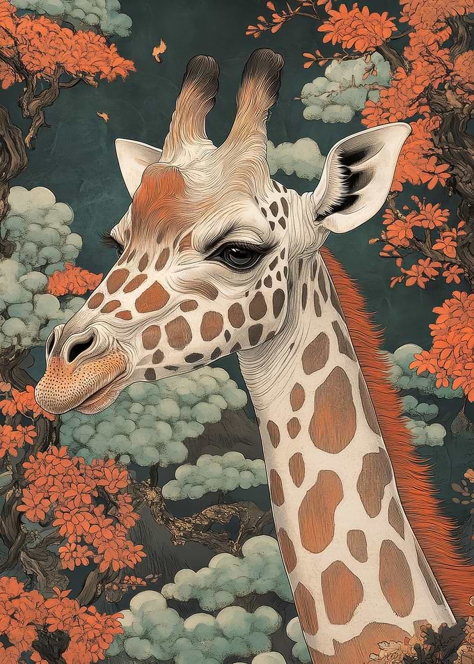 Giraffe Portrait