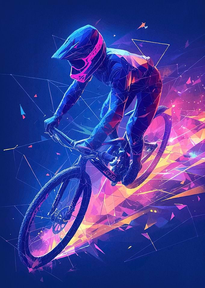 Neon Biker Sport