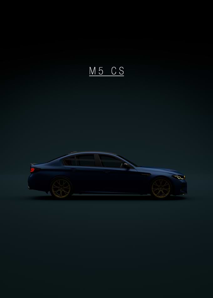 BMW M5 CS Dark Blue