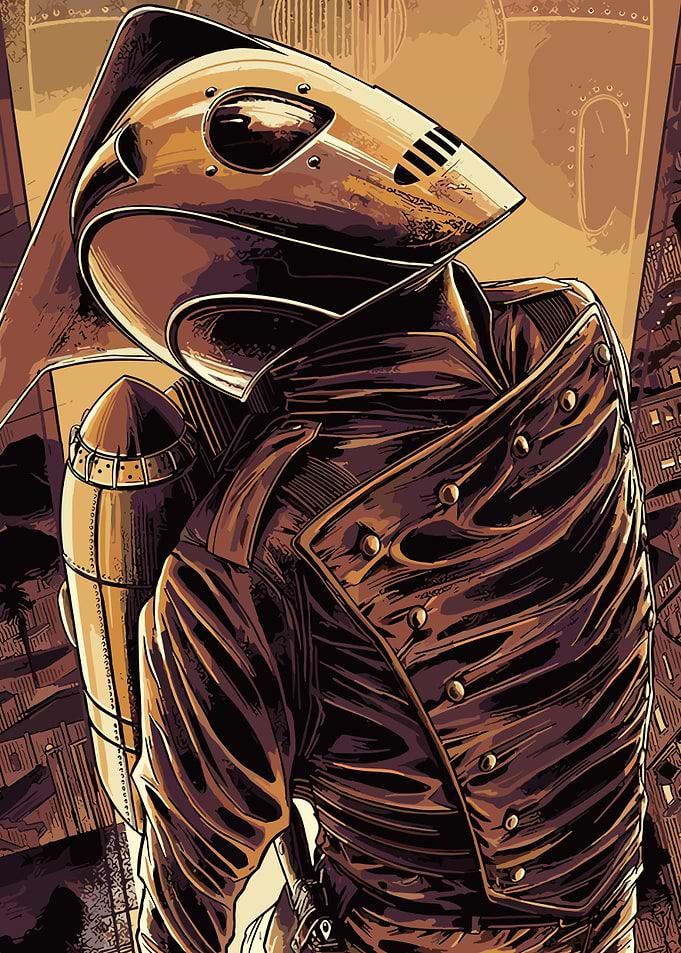The Rocketeer Illustration