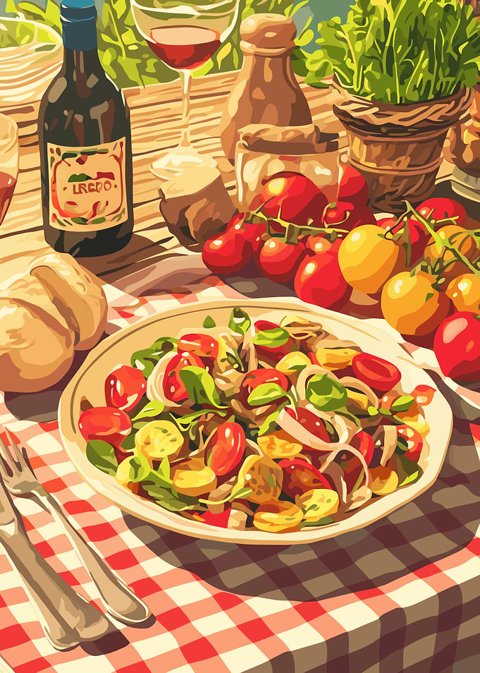 Italian Picnic Still Life