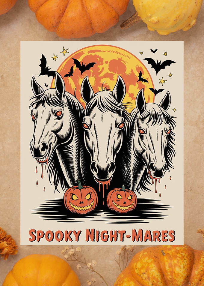 Spooky Night-Mares Halloween Art