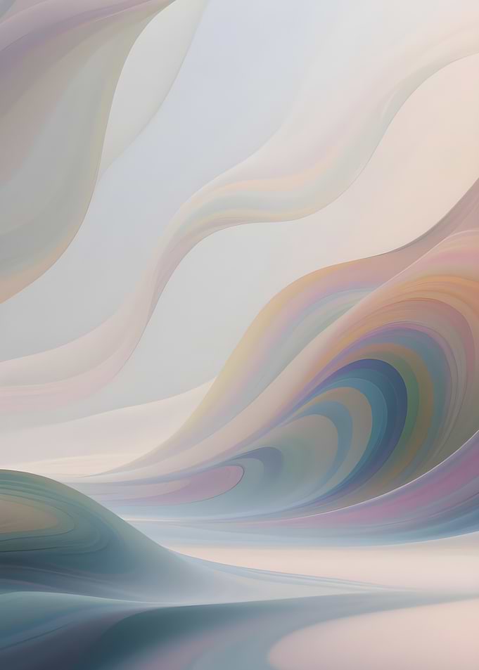 Abstract Pastel Waves