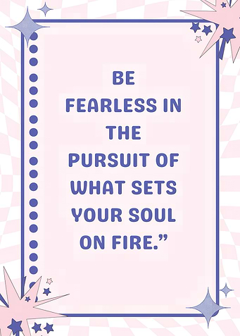 Inspirational Quote with Star Accents