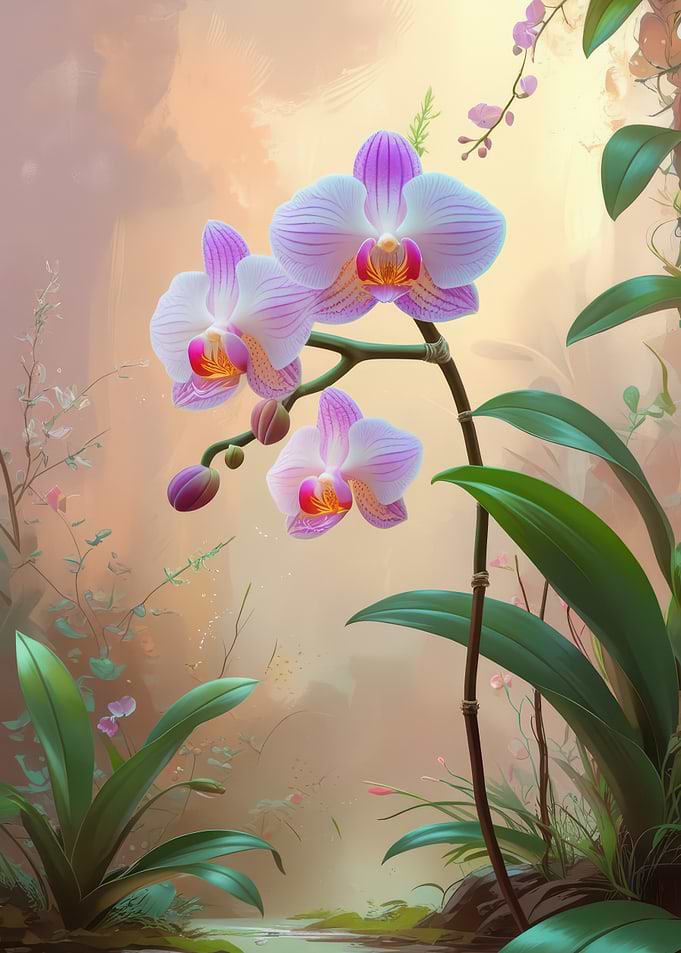 Orchid Blossom in Soft Light