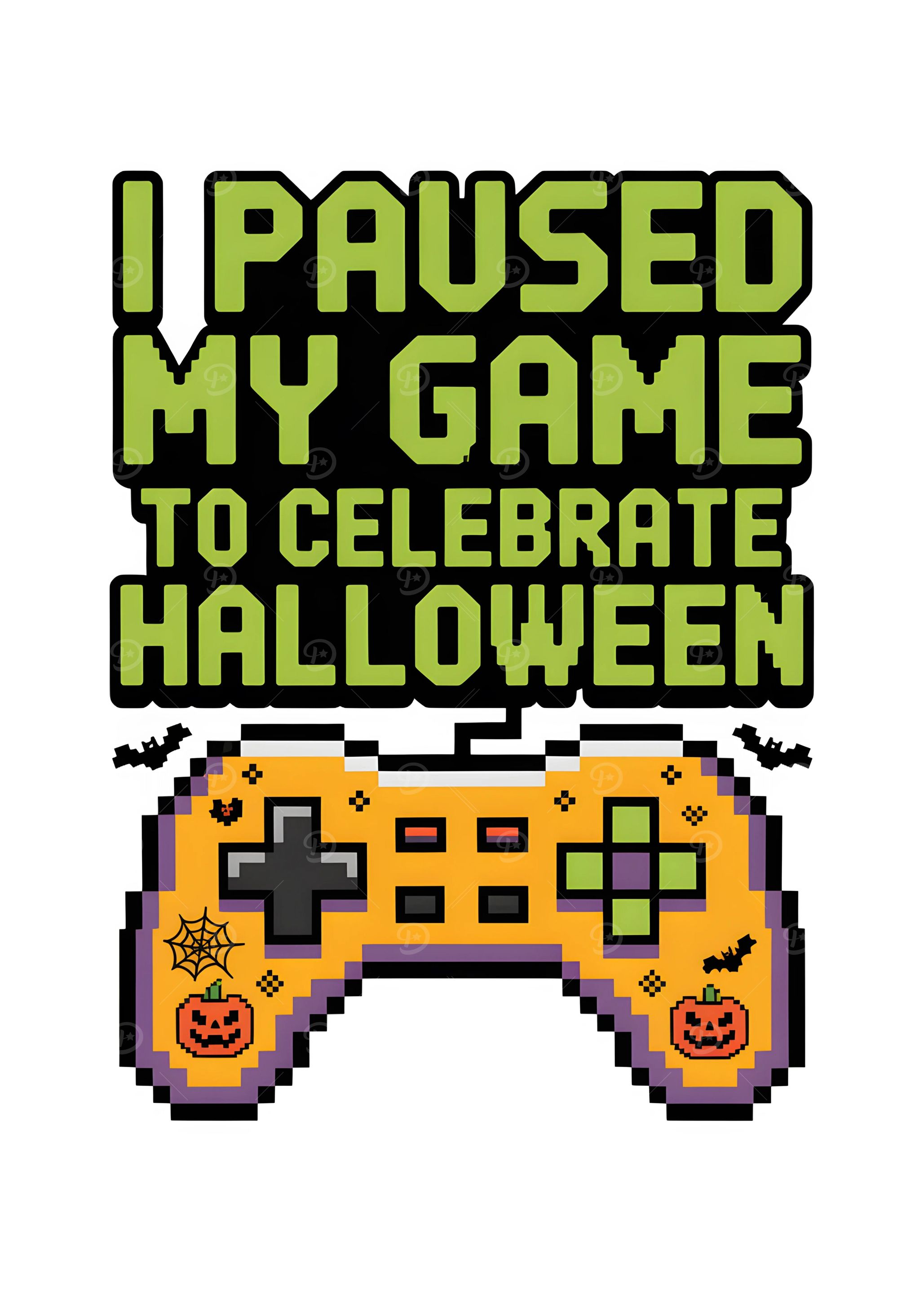 Paused Game Halloween