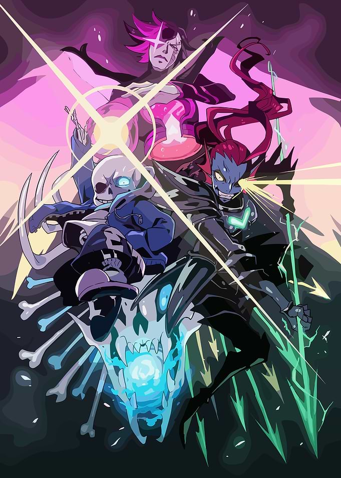 Undertale characters poster