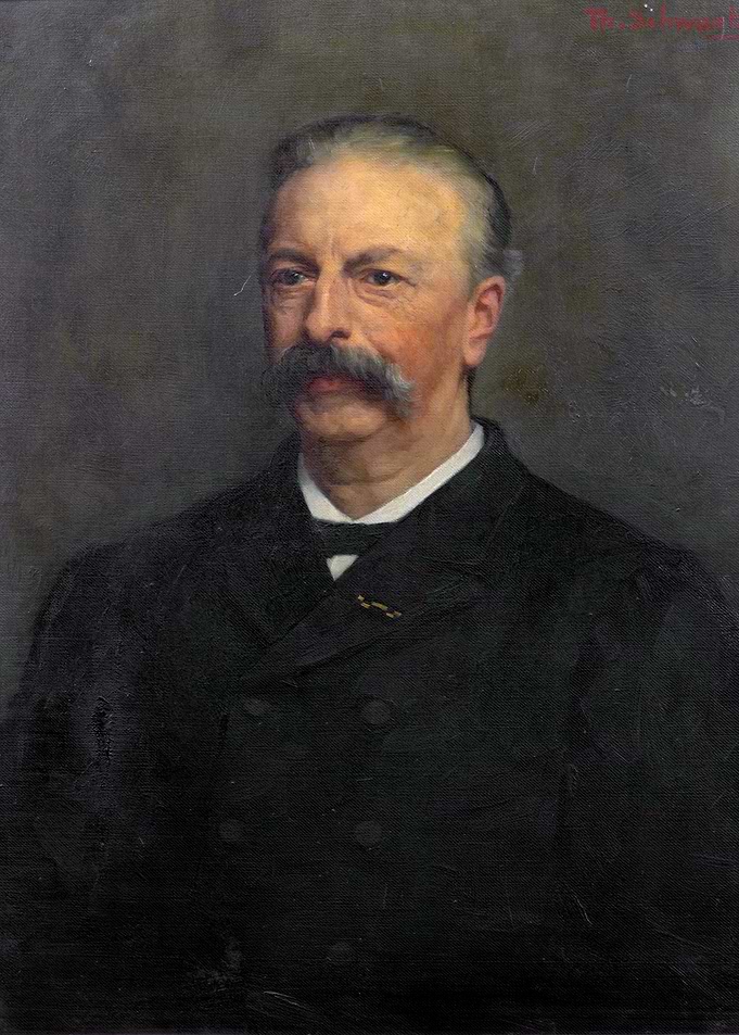 Portrait of a gentleman with mustache