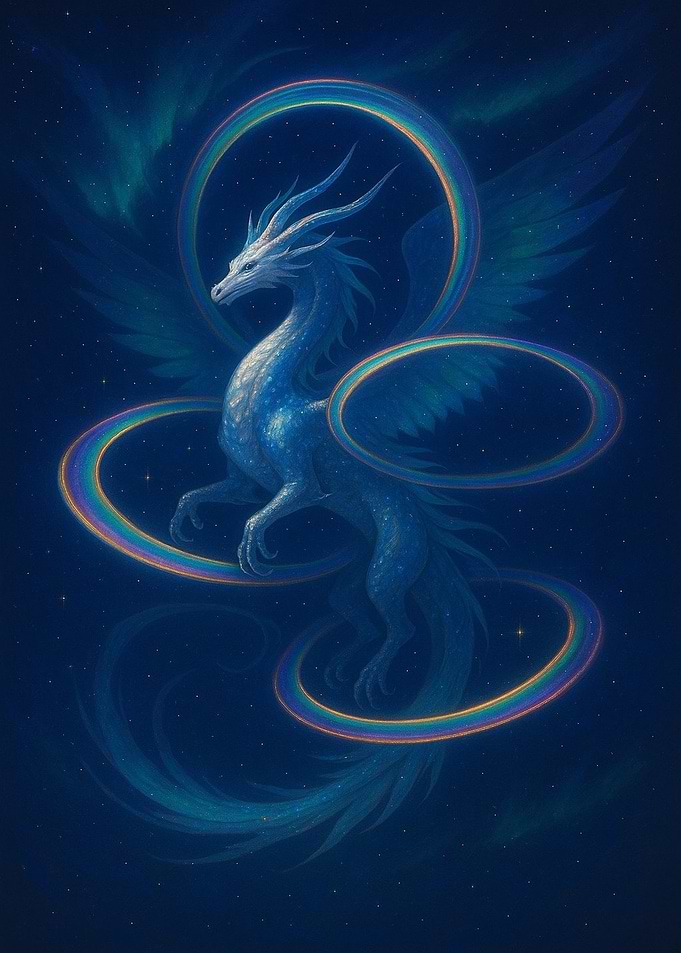 Celestial Rainbow Dragon BY MARIOKI