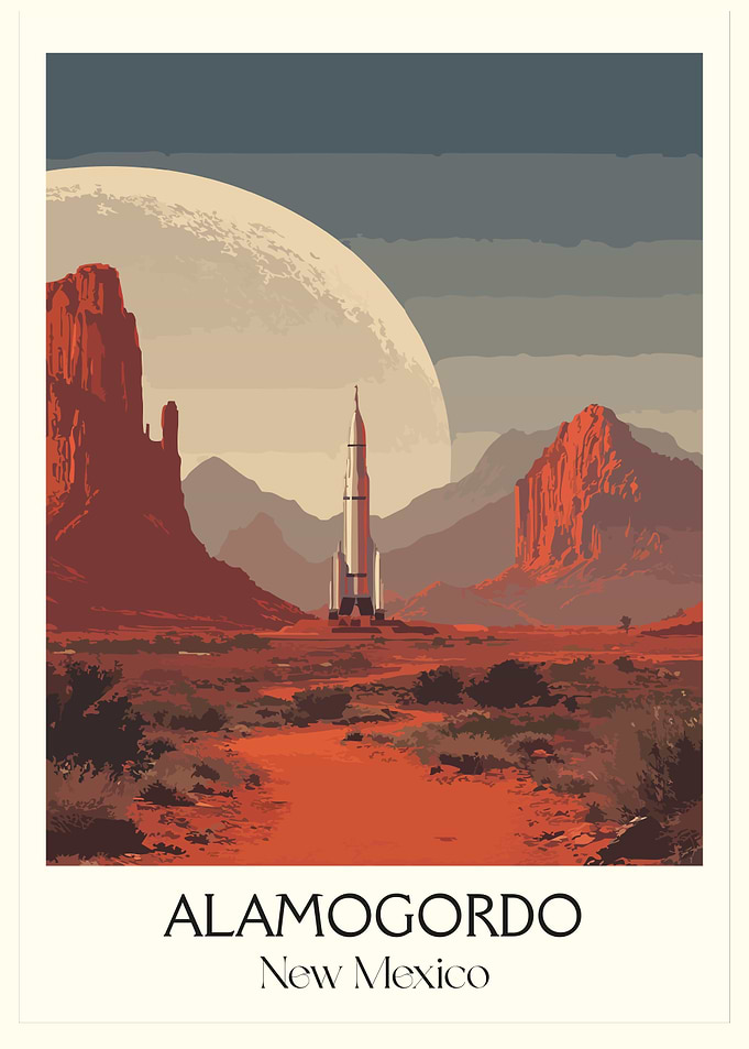 Alamogordo, New Mexico: Rocket Landscape