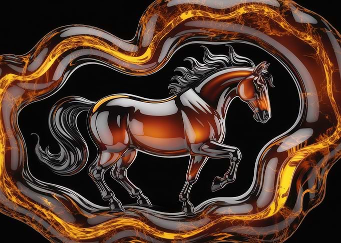 Horse in Amber