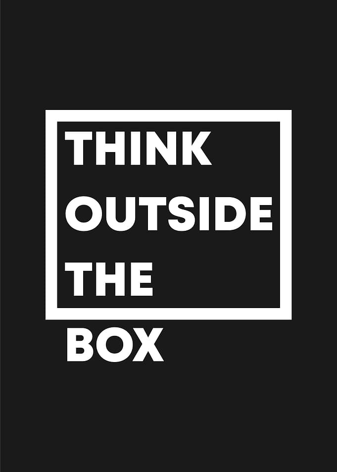 Think Outside the Box Poster