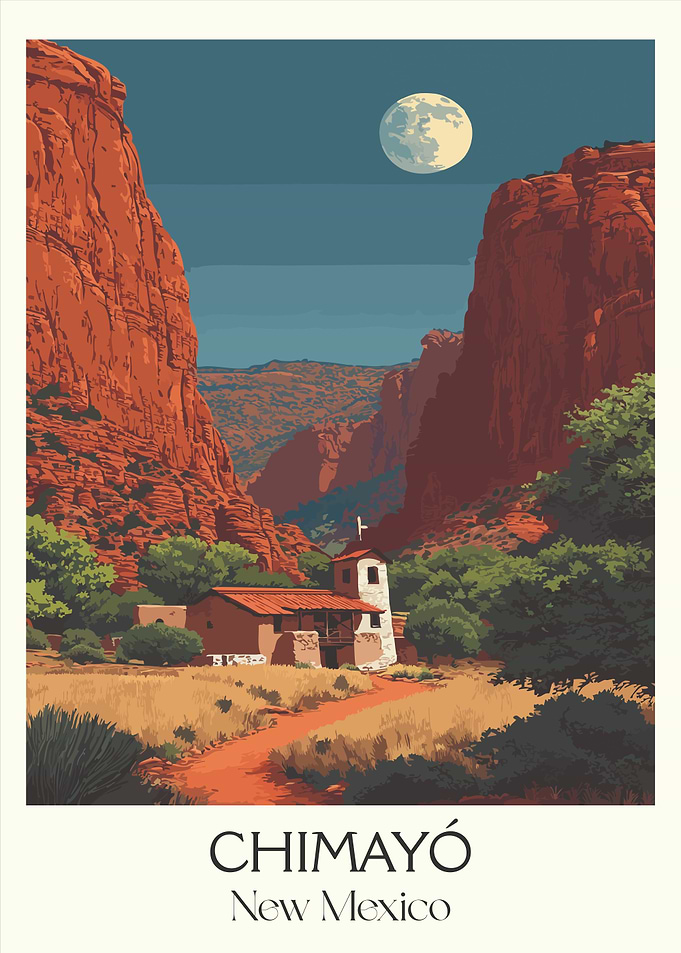 Chimayo New Mexico Landscape Art