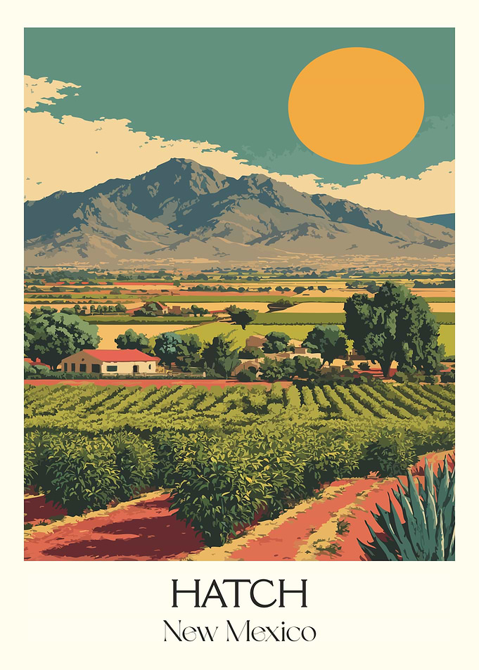 Hatch, New Mexico Landscape Art